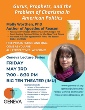 Molly Worthen, "Gurus, Prophets, and the Problem of Charisma in American Politics"